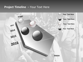 The Girl At The Hairdresser PowerPoint Template