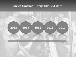 The Girl At The Hairdresser PowerPoint Template