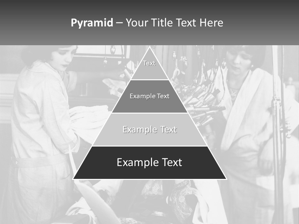 The Girl At The Hairdresser PowerPoint Template