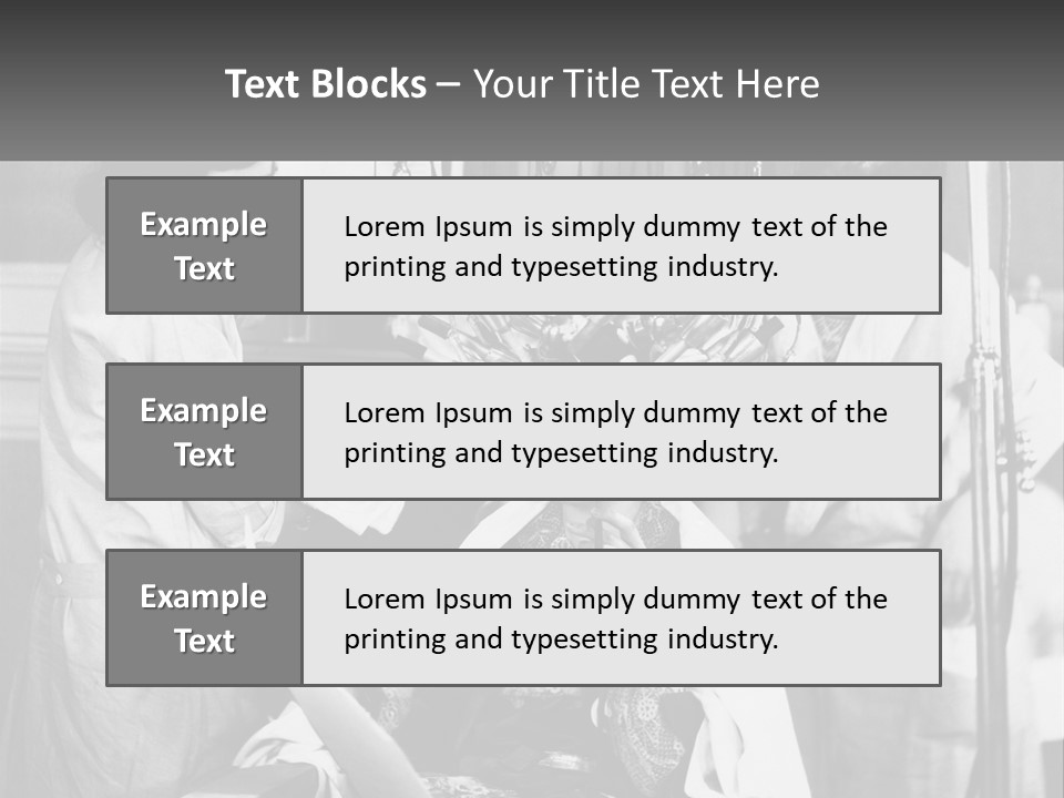 The Girl At The Hairdresser PowerPoint Template