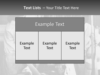 The Girl At The Hairdresser PowerPoint Template