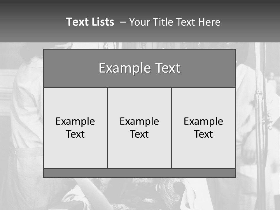 The Girl At The Hairdresser PowerPoint Template