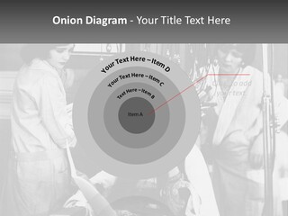 The Girl At The Hairdresser PowerPoint Template