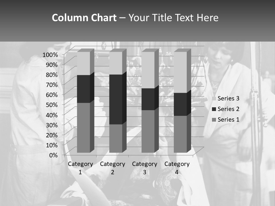 The Girl At The Hairdresser PowerPoint Template