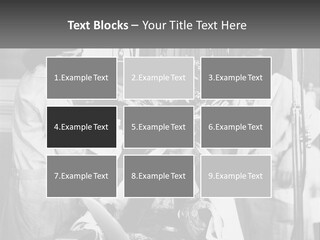 The Girl At The Hairdresser PowerPoint Template