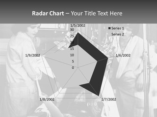 The Girl At The Hairdresser PowerPoint Template