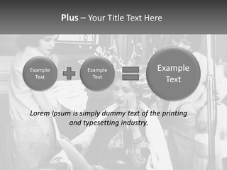 The Girl At The Hairdresser PowerPoint Template