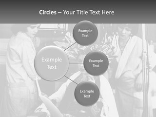 The Girl At The Hairdresser PowerPoint Template