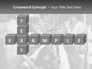 The Girl At The Hairdresser PowerPoint Template