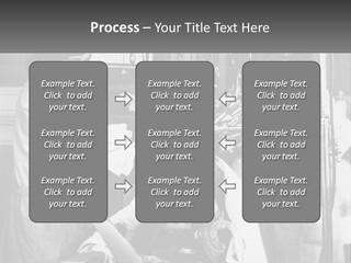 The Girl At The Hairdresser PowerPoint Template