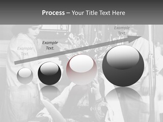 The Girl At The Hairdresser PowerPoint Template