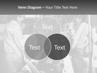 The Girl At The Hairdresser PowerPoint Template