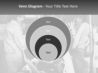 The Girl At The Hairdresser PowerPoint Template