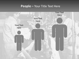 The Girl At The Hairdresser PowerPoint Template