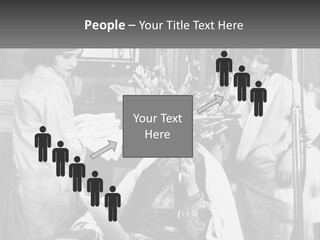 The Girl At The Hairdresser PowerPoint Template