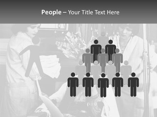 The Girl At The Hairdresser PowerPoint Template