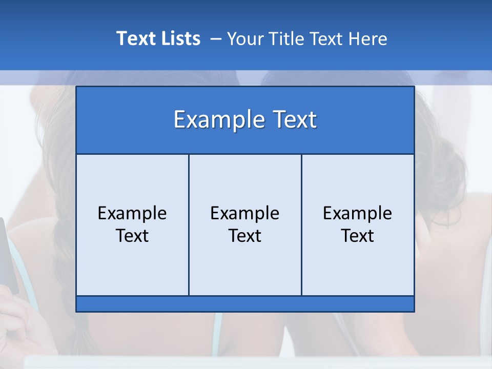 Girls Pay For Online Purchases PowerPoint Template