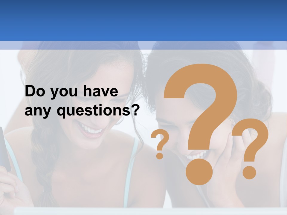 Girls Pay For Online Purchases PowerPoint Template