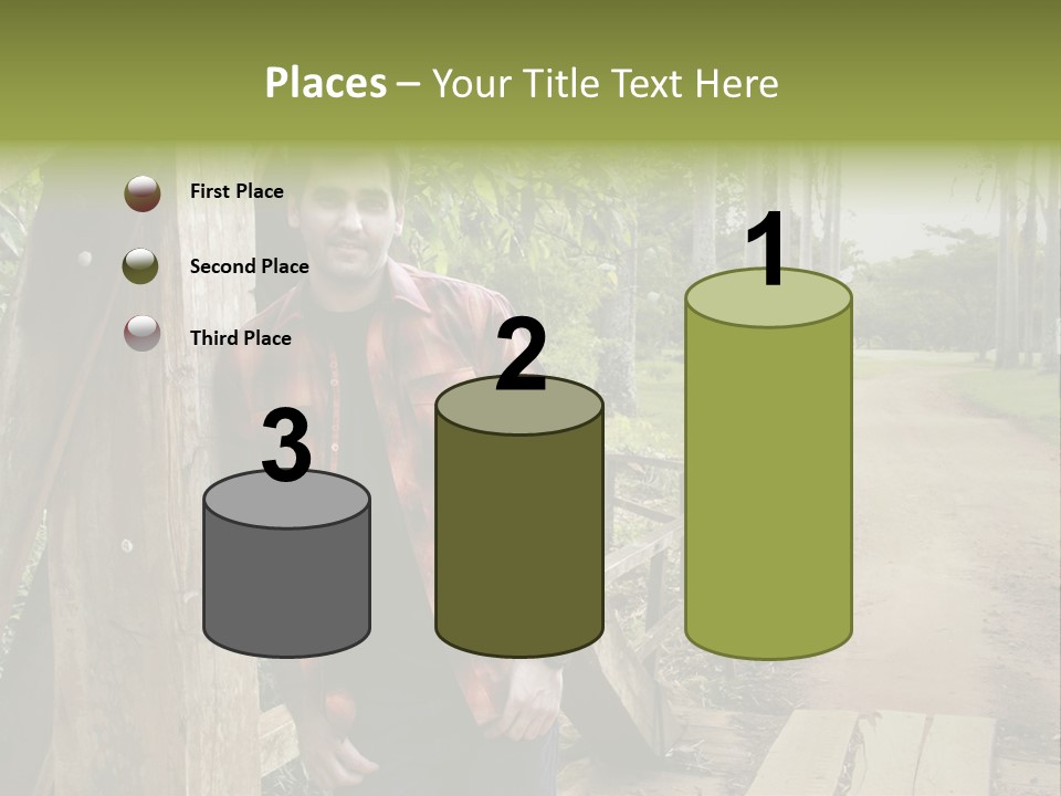 Man On The Bridge PowerPoint Template