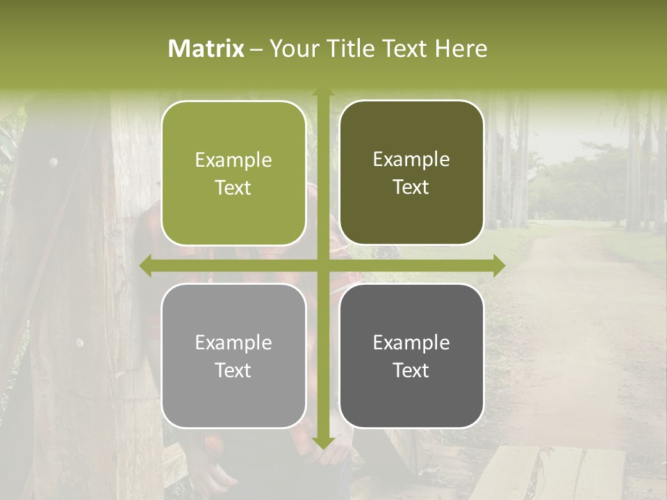 Man On The Bridge PowerPoint Template