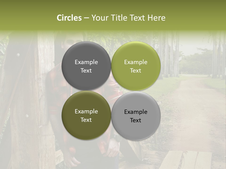 Man On The Bridge PowerPoint Template