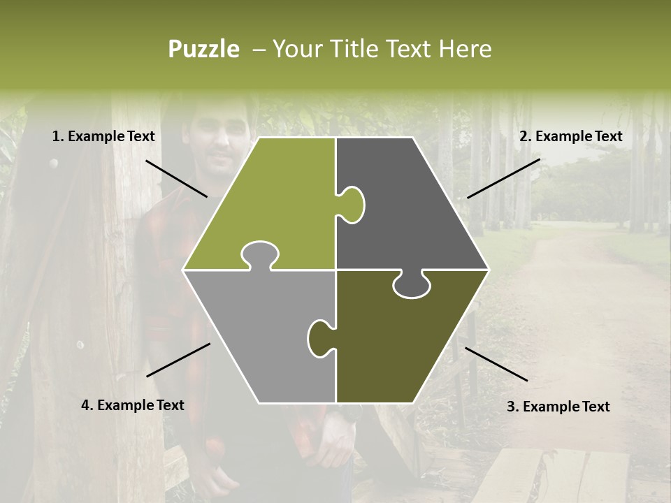 Man On The Bridge PowerPoint Template