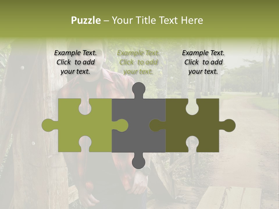 Man On The Bridge PowerPoint Template