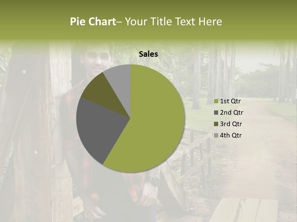 Man On The Bridge PowerPoint Template