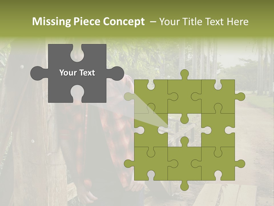 Man On The Bridge PowerPoint Template