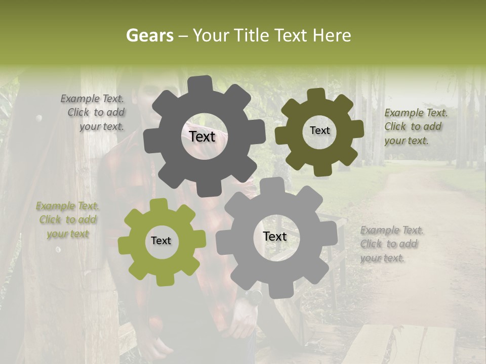 Man On The Bridge PowerPoint Template