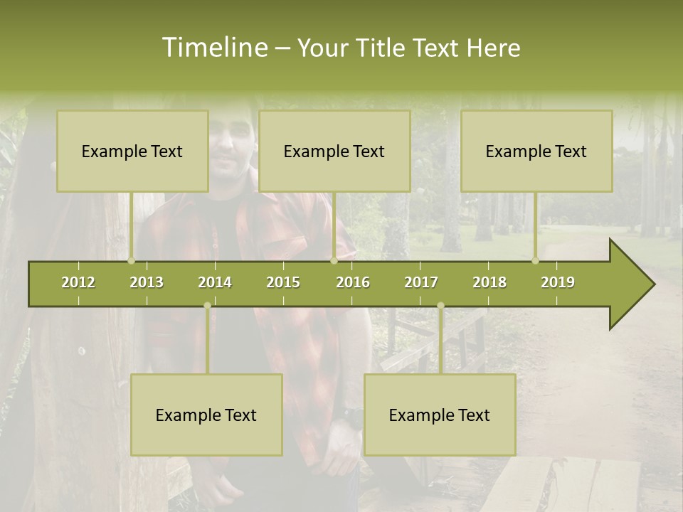 Man On The Bridge PowerPoint Template
