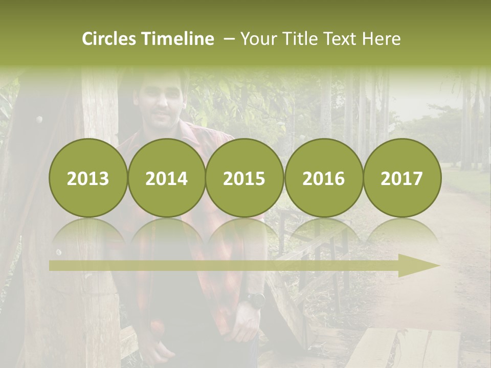 Man On The Bridge PowerPoint Template