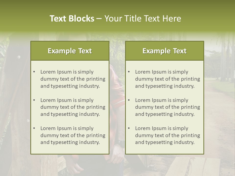 Man On The Bridge PowerPoint Template