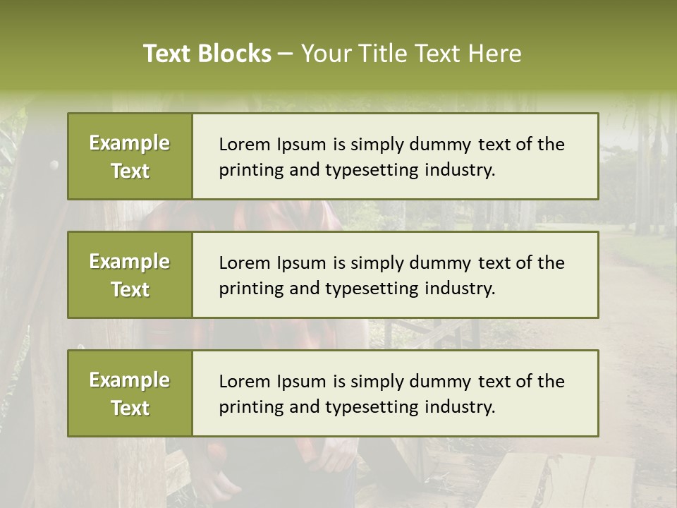 Man On The Bridge PowerPoint Template