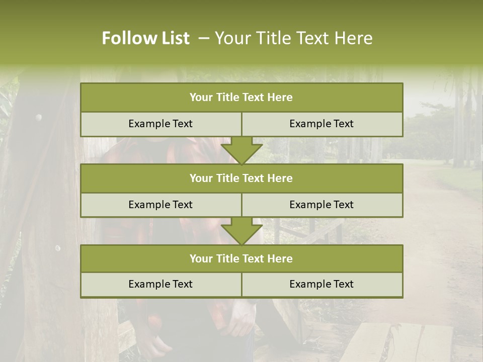 Man On The Bridge PowerPoint Template