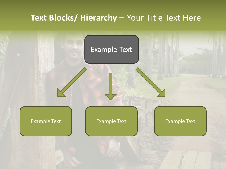 Man On The Bridge PowerPoint Template