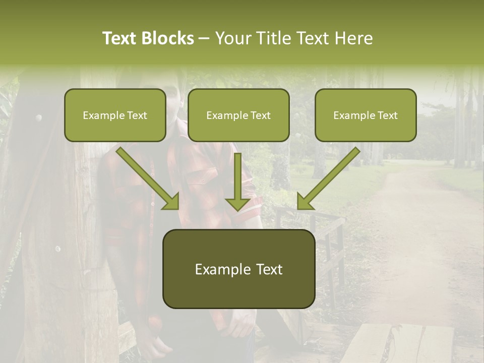 Man On The Bridge PowerPoint Template
