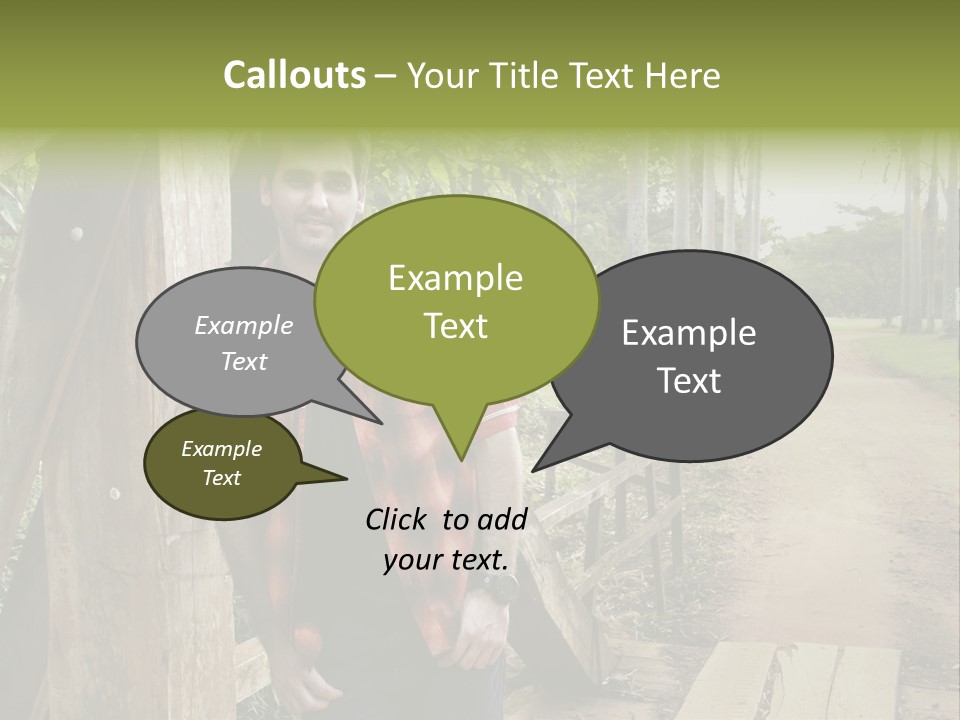 Man On The Bridge PowerPoint Template