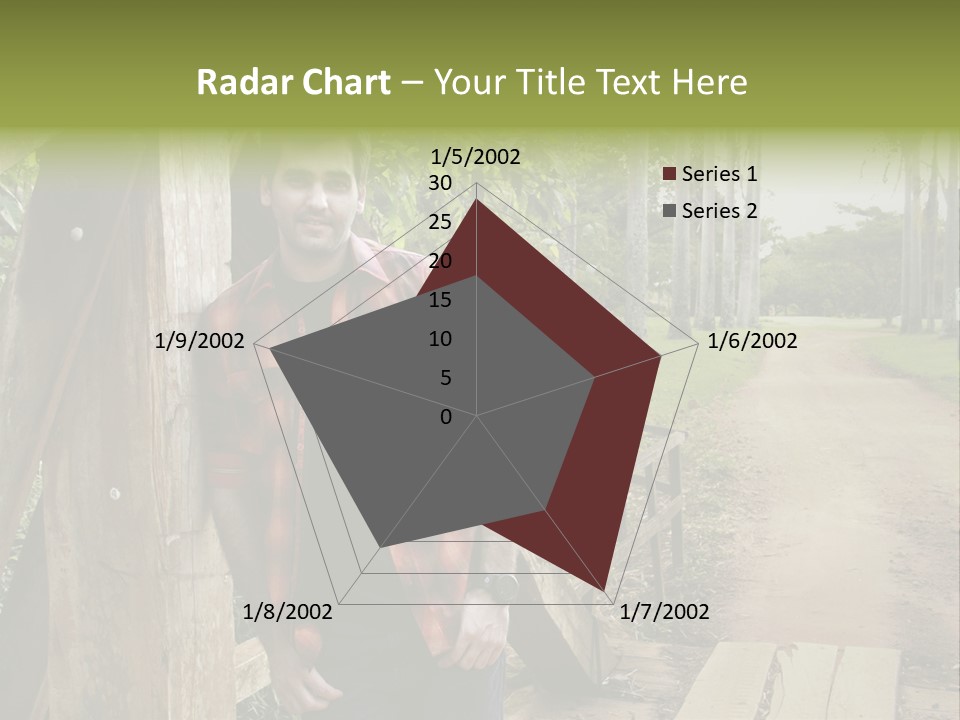 Man On The Bridge PowerPoint Template