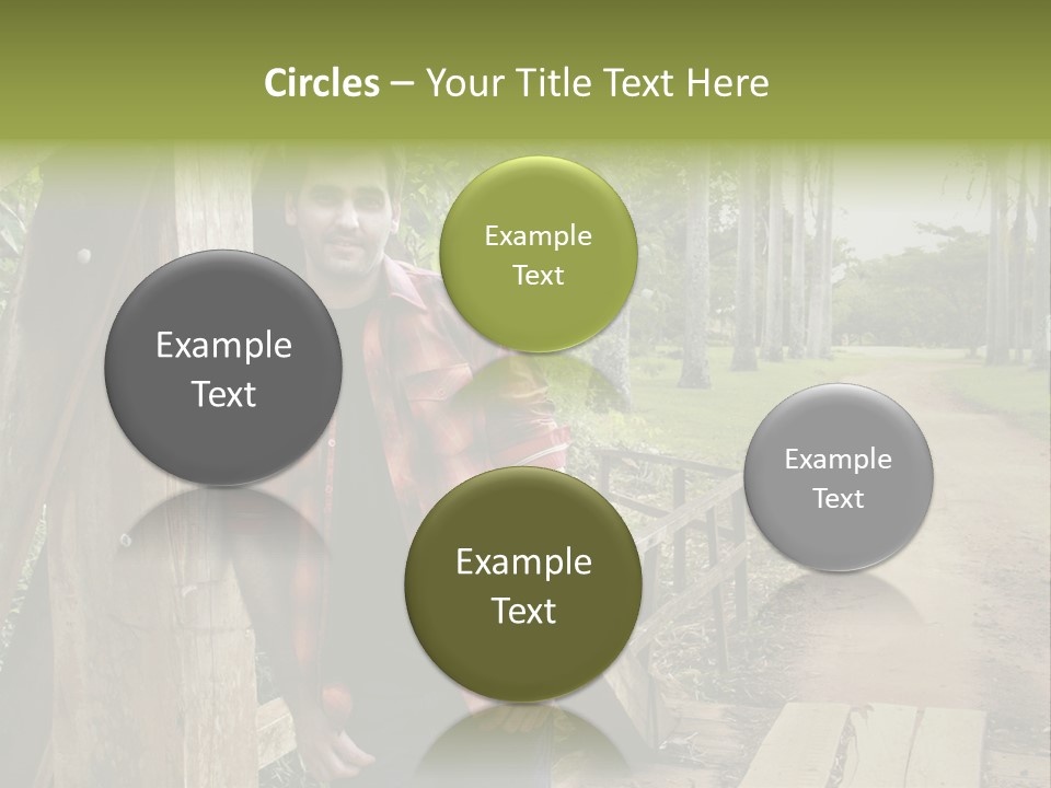 Man On The Bridge PowerPoint Template