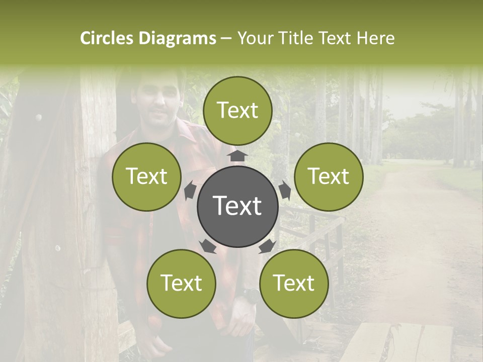 Man On The Bridge PowerPoint Template