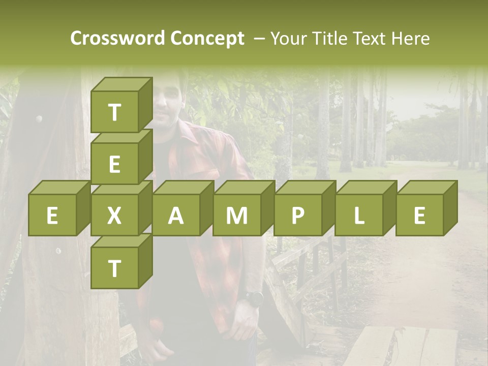 Man On The Bridge PowerPoint Template