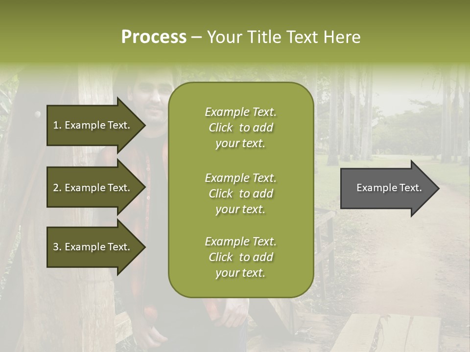 Man On The Bridge PowerPoint Template