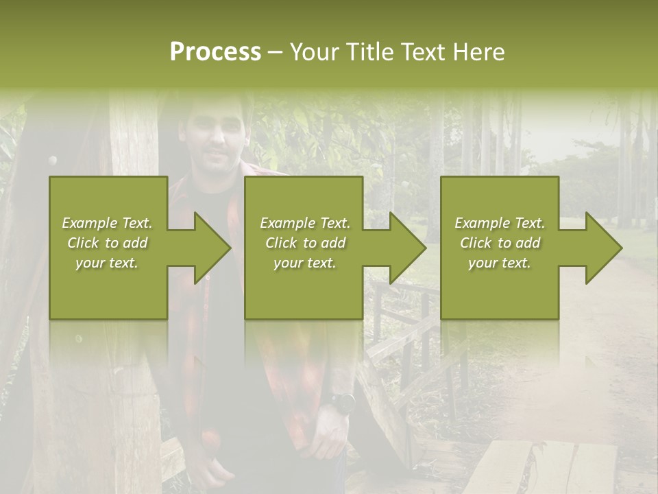 Man On The Bridge PowerPoint Template