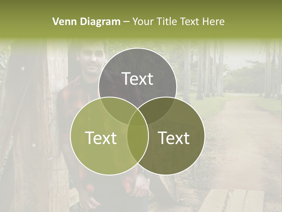 Man On The Bridge PowerPoint Template