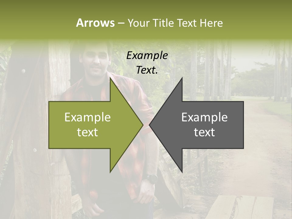 Man On The Bridge PowerPoint Template