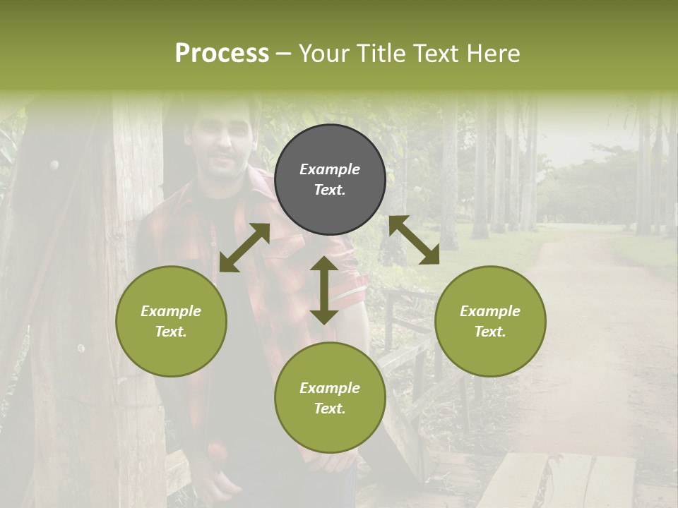 Man On The Bridge PowerPoint Template