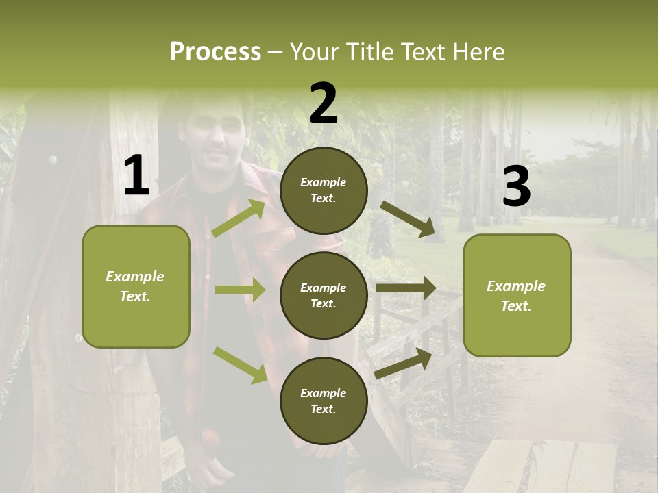 Man On The Bridge PowerPoint Template