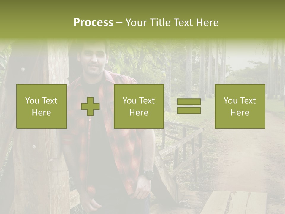 Man On The Bridge PowerPoint Template