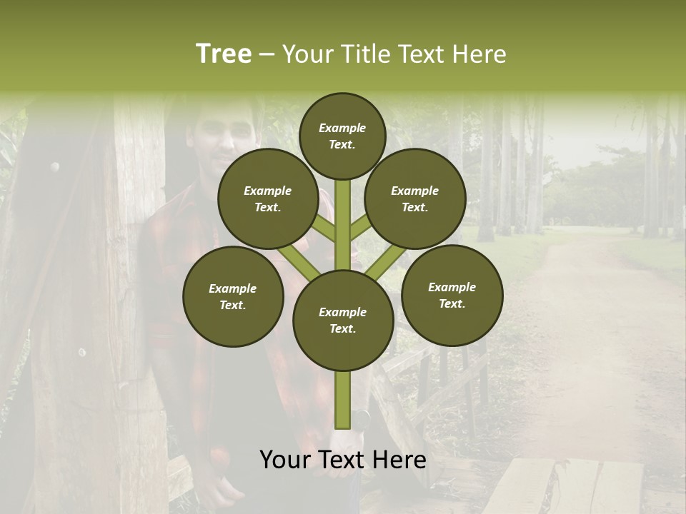 Man On The Bridge PowerPoint Template